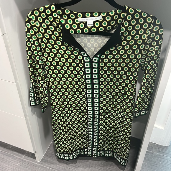 DVF Rose Two shirt dress - Picture 2 of 5